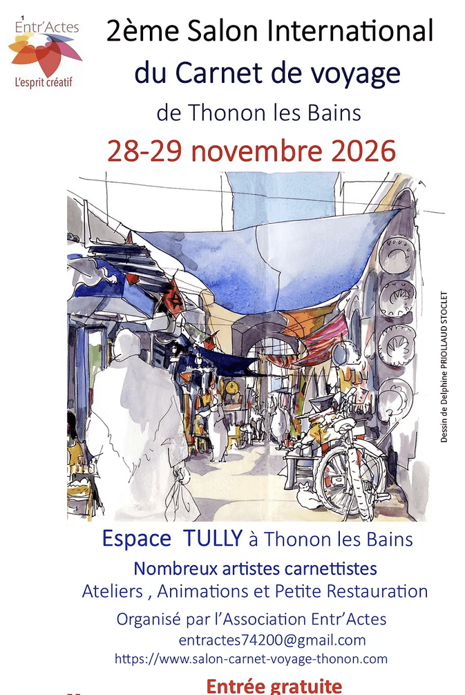 2e Salon International du Carnet de Voyage de Thonon-les-Bains
